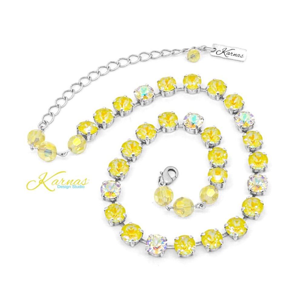 CUZ I'M HAPPY 8MM Necklace Austrian Crystal KDS - Picture 2 of 5